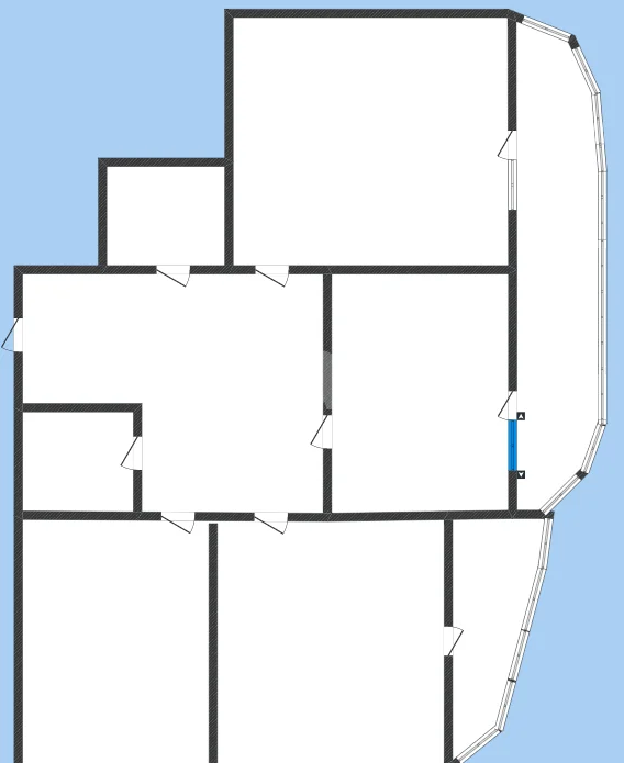 3-к квартира, 79.1м² (улица Петра Метальникова, 40) - миниатюра 13