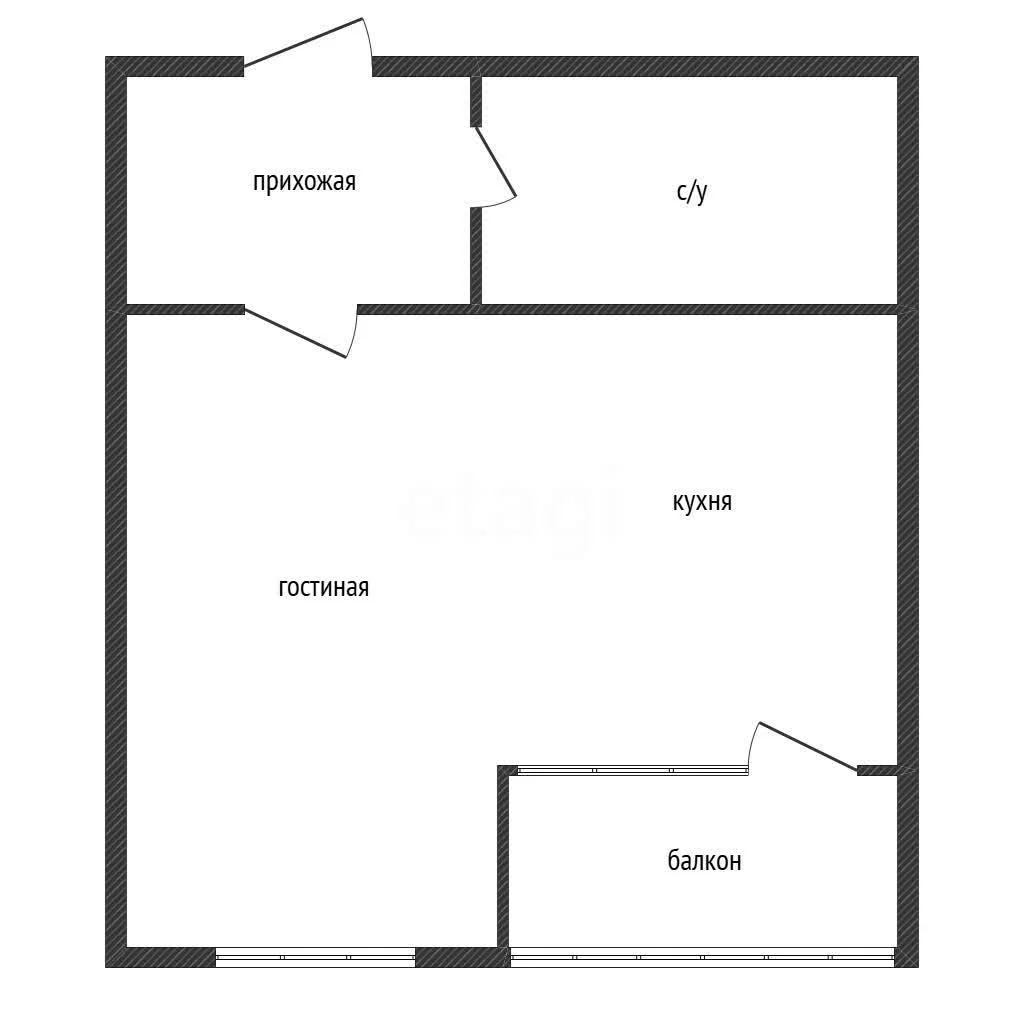 Студия, 28.3м² (2-я Российская улица, 162) - миниатюра 21