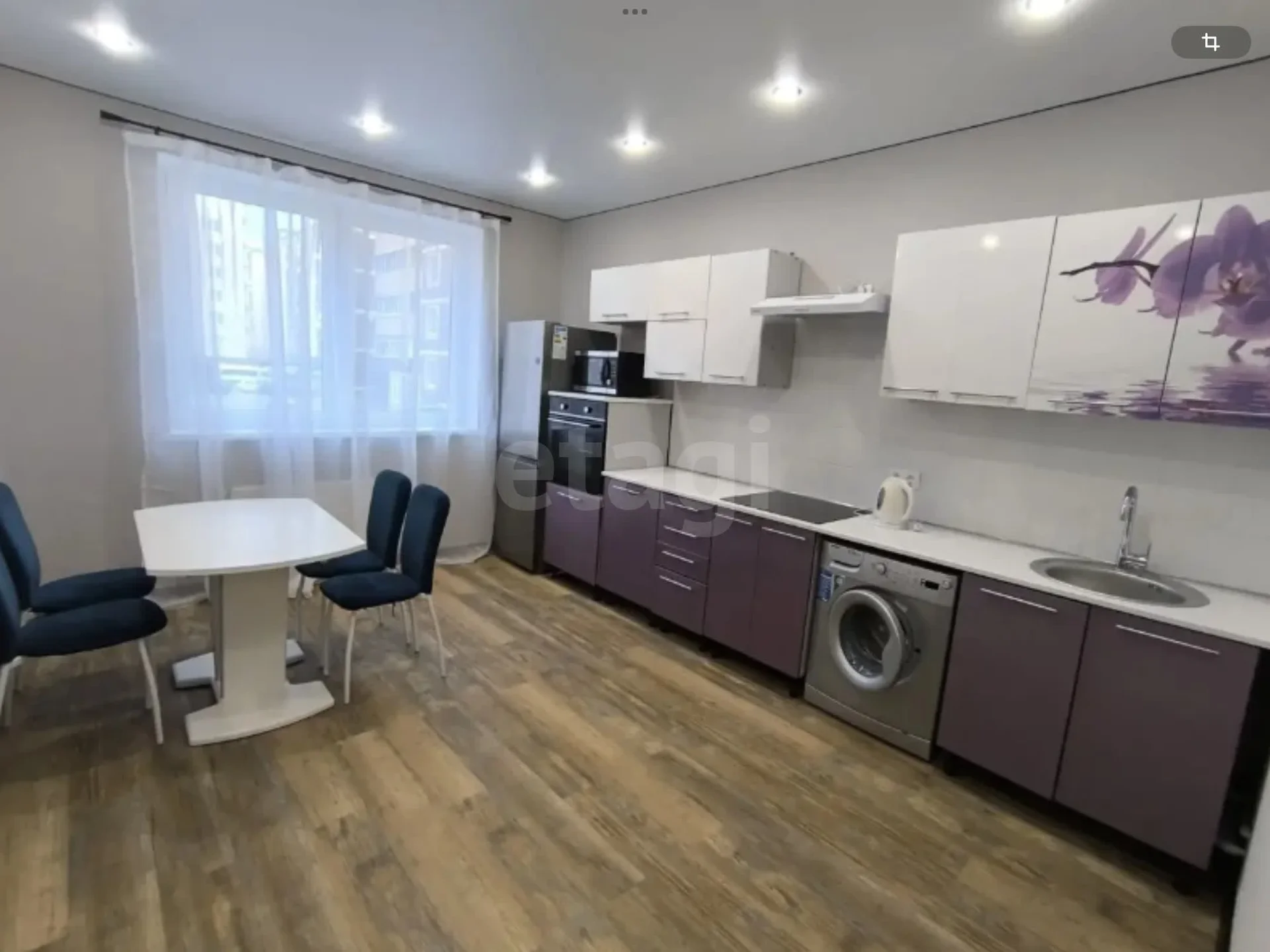 2-к квартира, 57.7м² (улица Лётчика Позднякова, 2к7) - изображение 1