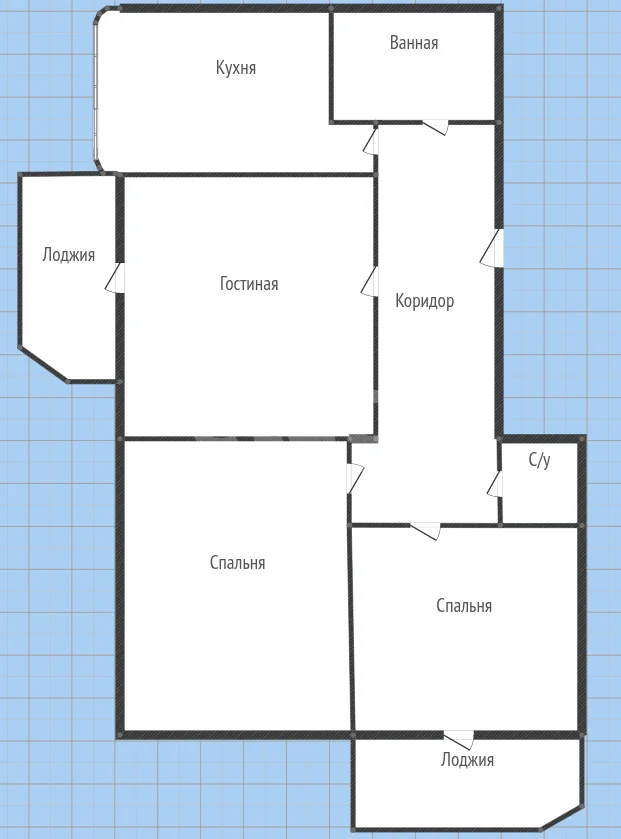 3-к квартира, 91м² (3-я Целиноградская улица, 10) - миниатюра 14