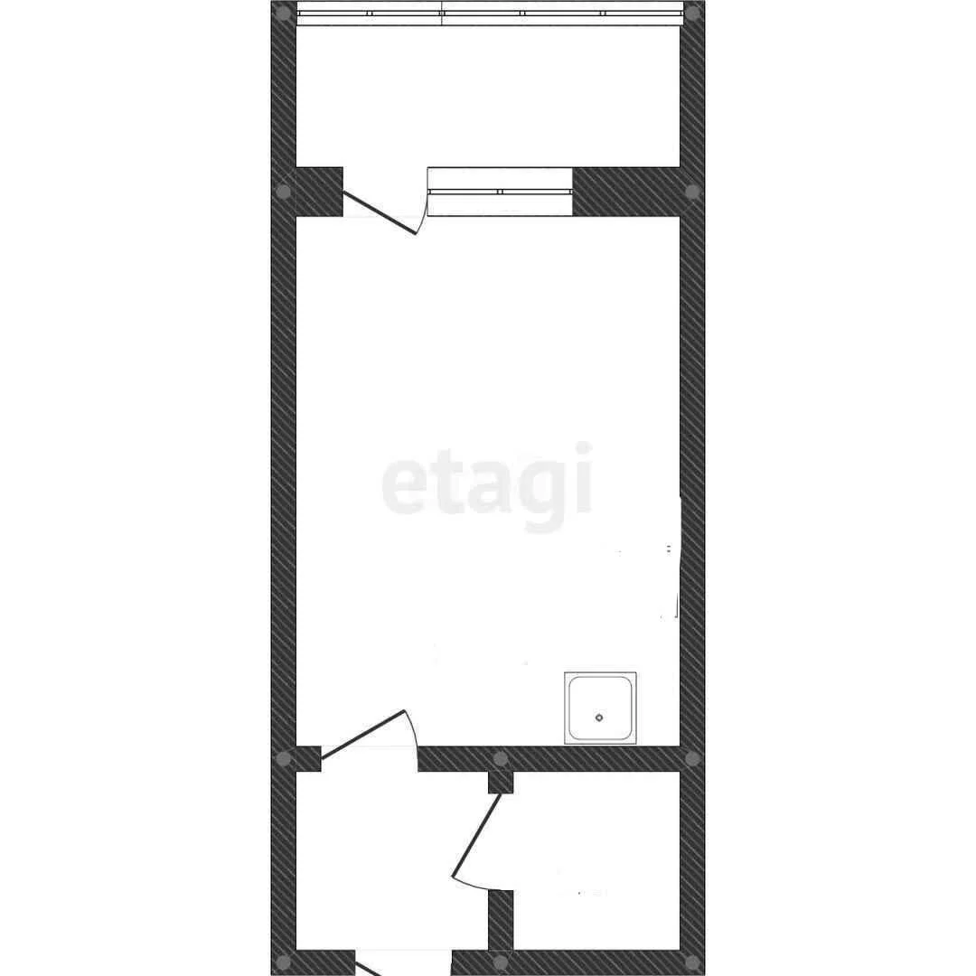 Студия, 21.2м² (Домбайская улица, 55) - миниатюра 15
