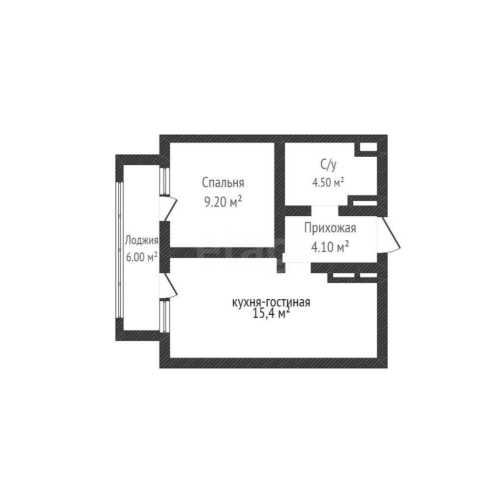 1-к квартира, 33.2м² (улица Автолюбителей, 1гк2) - миниатюра 32