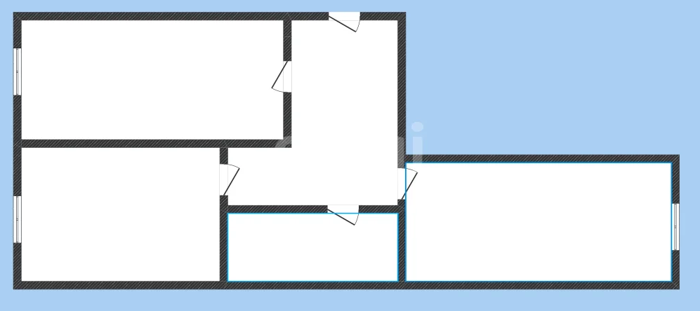 2-к квартира, 58.9м² (улица Шевцова, 36) - миниатюра 9