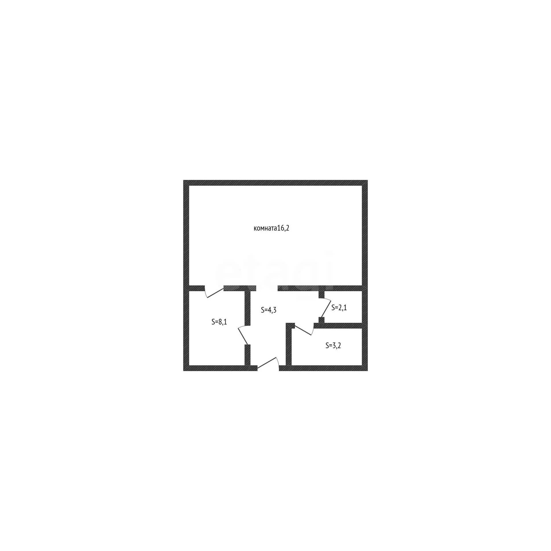 Комната, 31.6м² (Российская улица, 267к2) - миниатюра 13