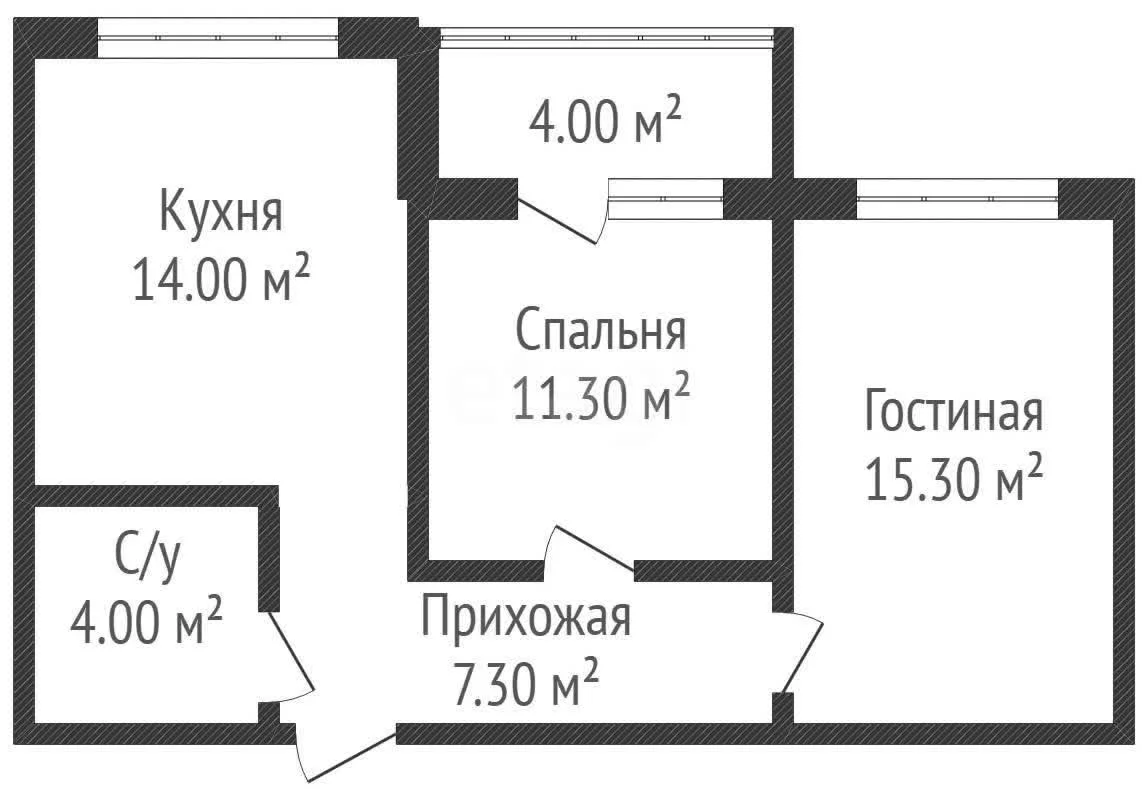 2-к квартира, 48.1м² (улица Западный Обход, 57к3) - миниатюра 9