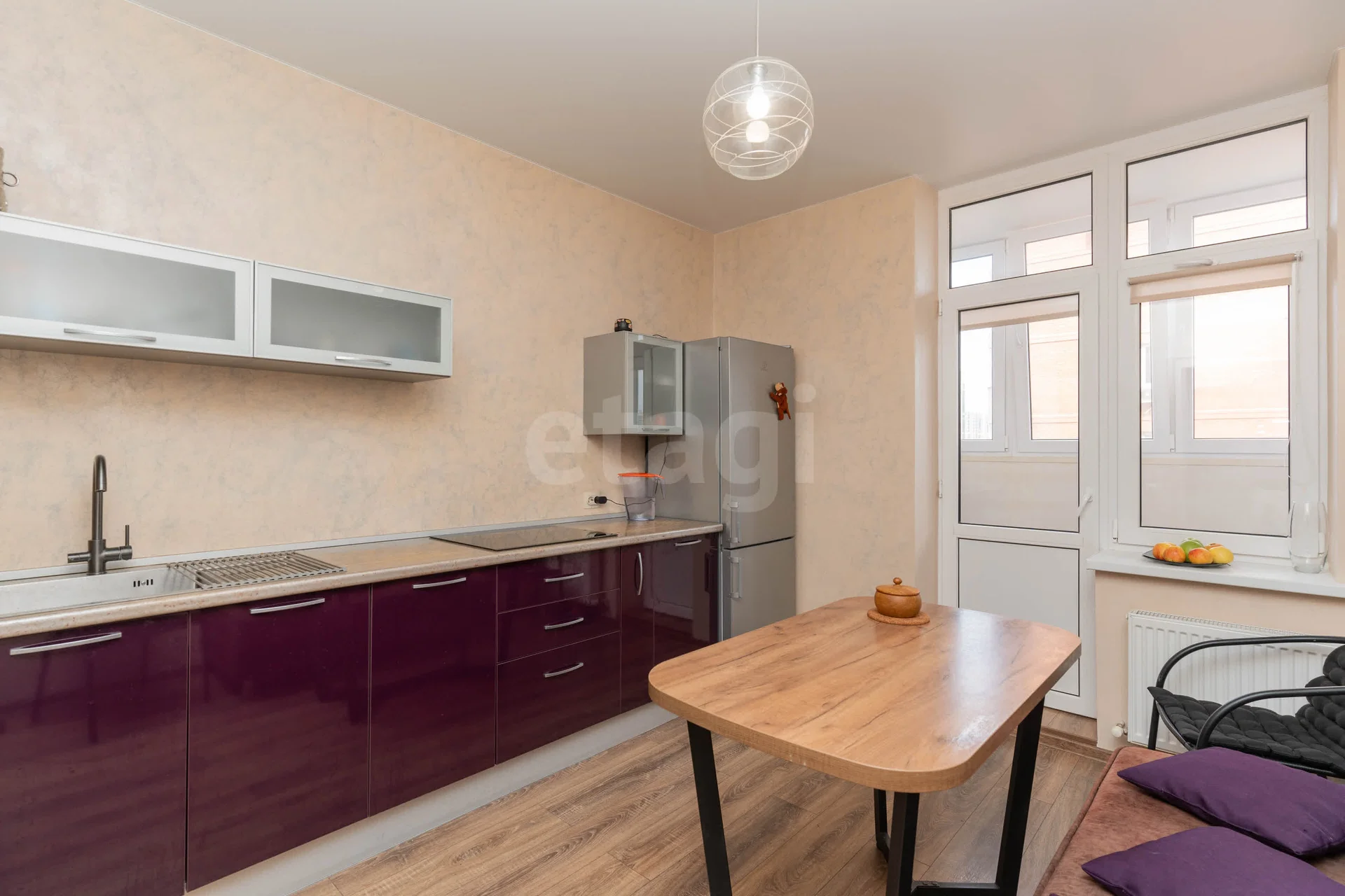 2-к квартира, 56.3м² (улица имени Героя Николая Шевелёва, 5) - миниатюра 4