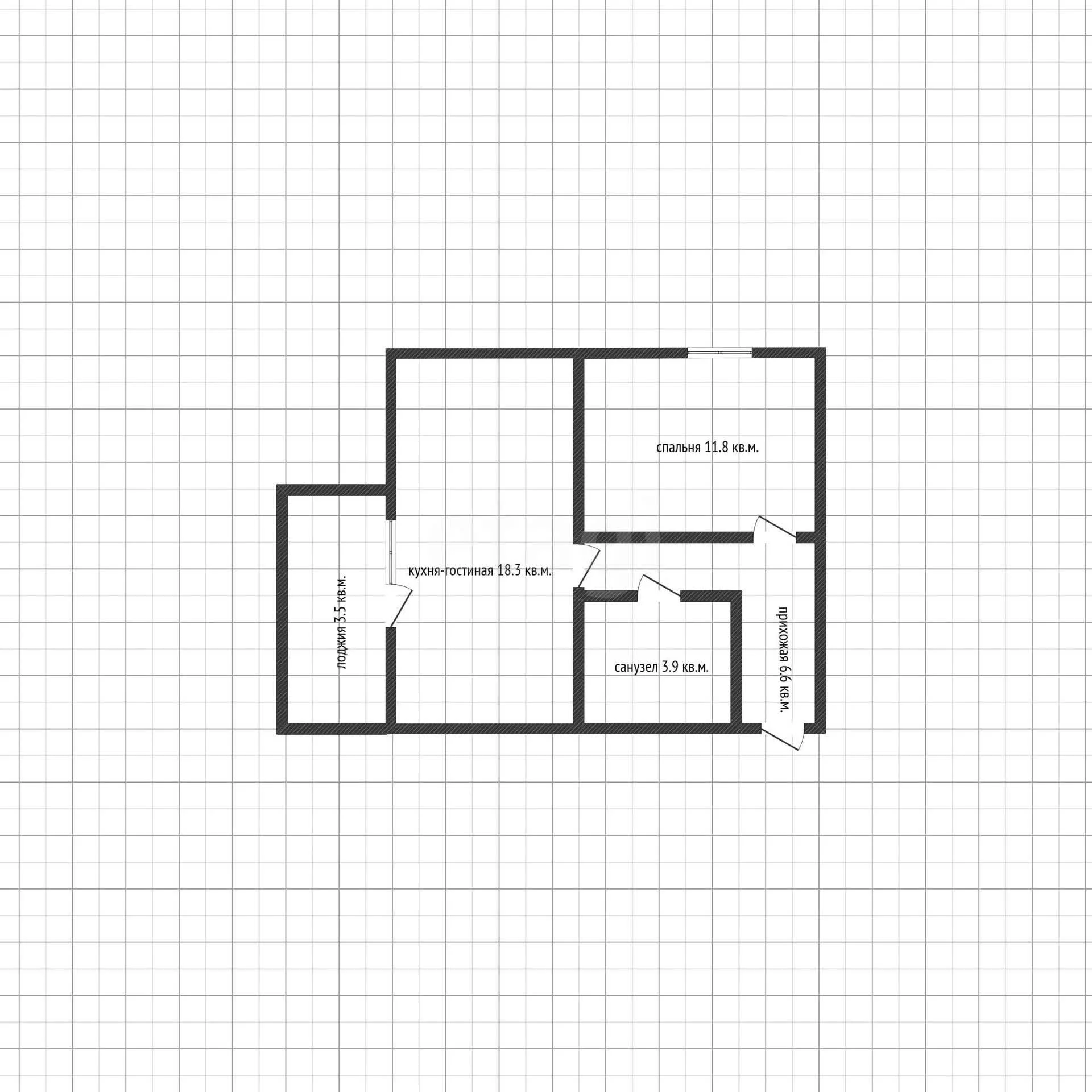 1-к квартира, 40.6м² (Домбайская улица, 55) - миниатюра 22