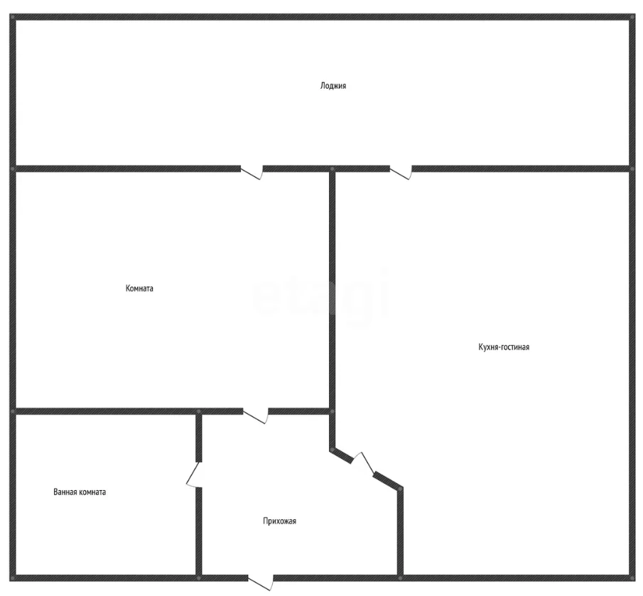 1-к квартира, 39.3м² (улица Константина Гондаря, 103к1) - миниатюра 7