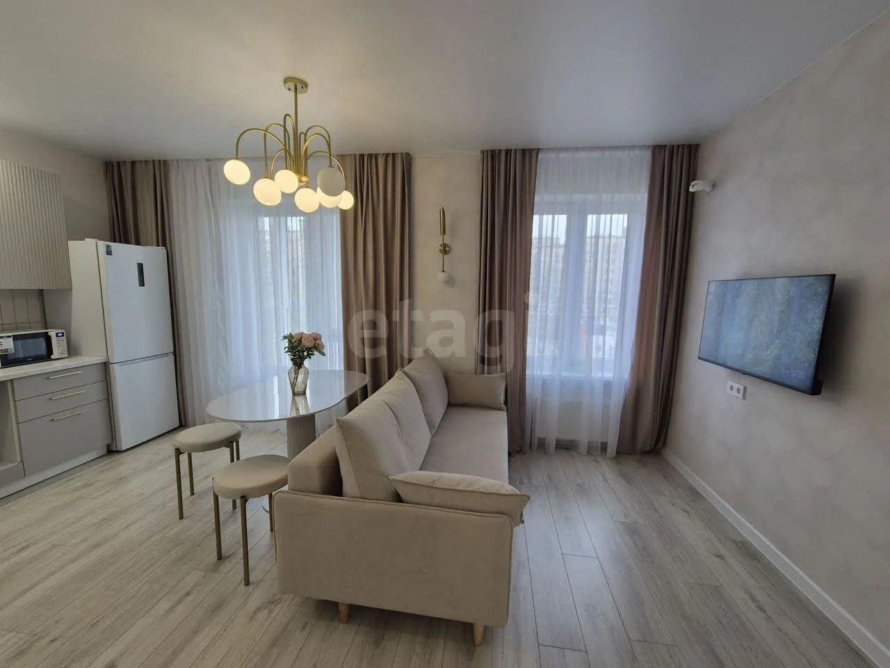 1-к квартира, 44м² (Конгрессная улица, 19/1) - миниатюра 2