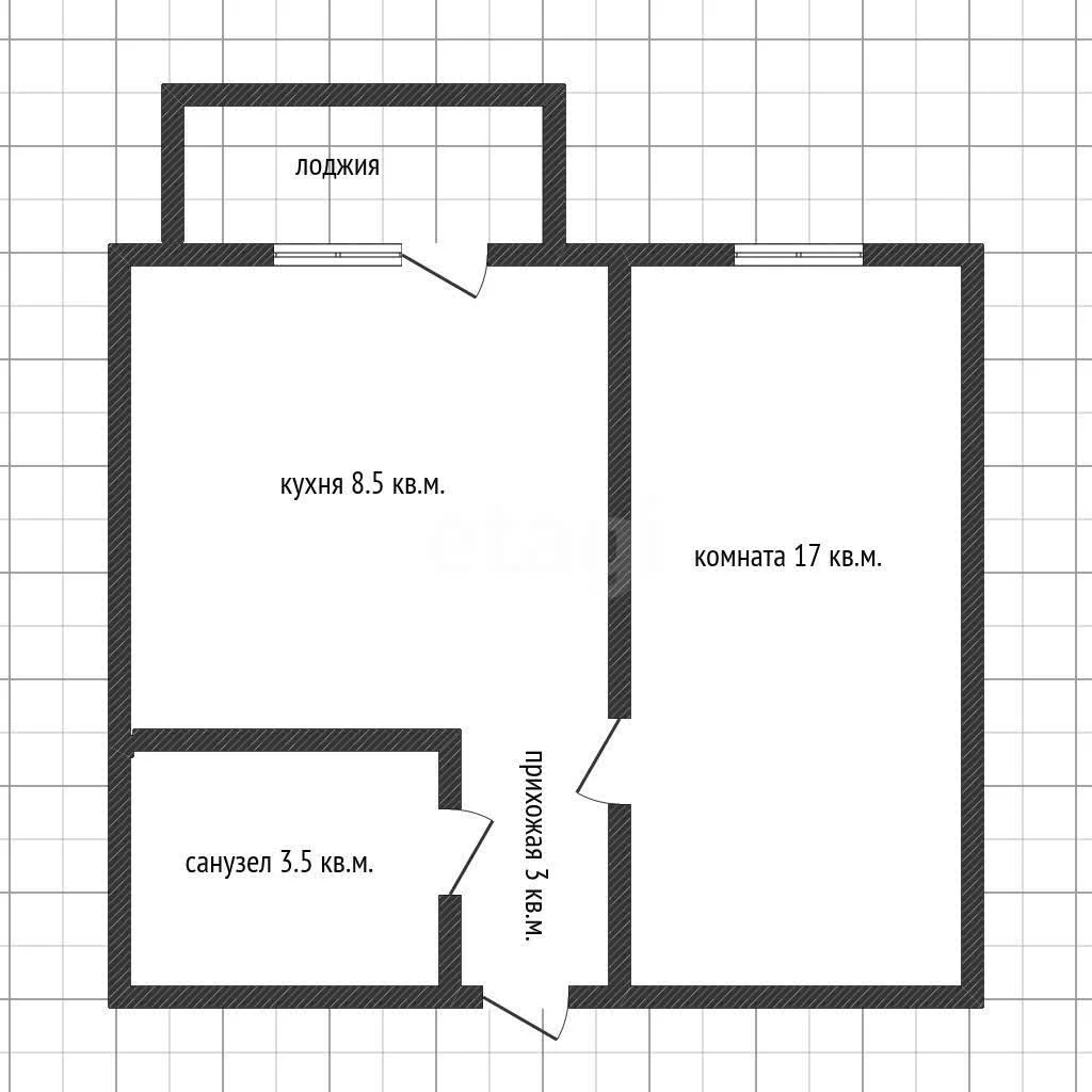 1-к квартира, 29.7м² (улица им. Героя Яцкова И.В., 9к1) - миниатюра 13