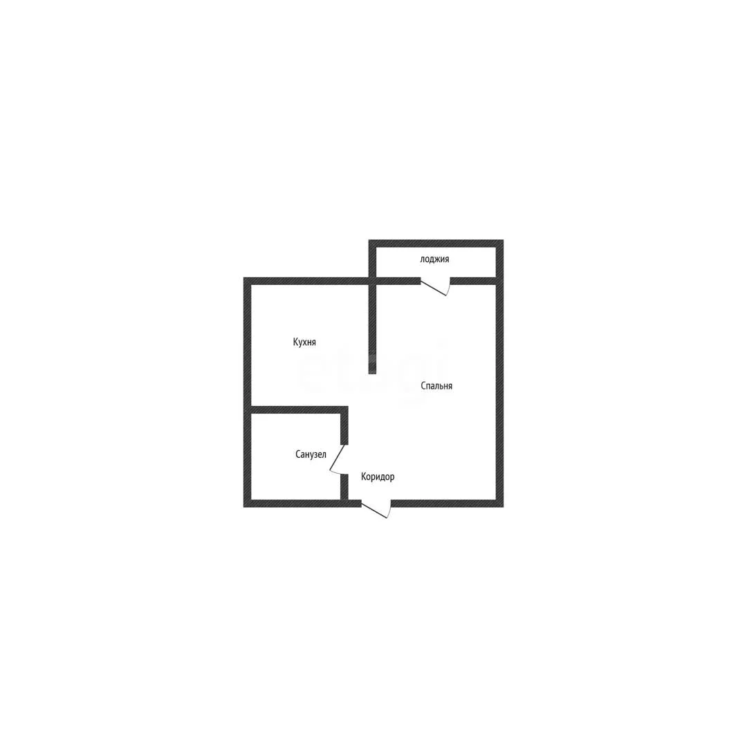 1-к квартира, 26.3м² (Заполярная улица, 39к6) - миниатюра 12