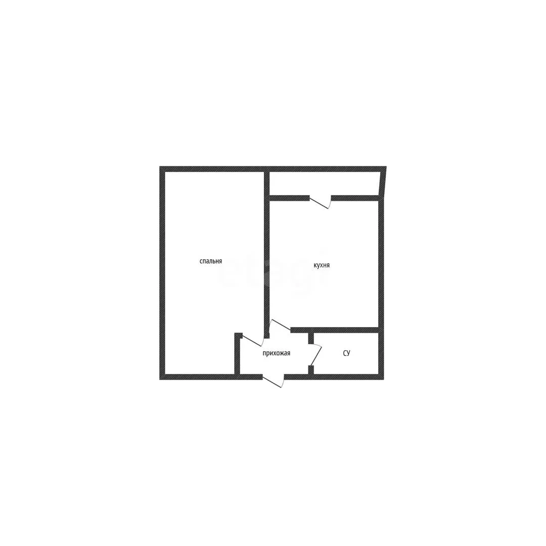 1-к квартира, 34.2м² (Заполярная улица, 39/3) - миниатюра 9