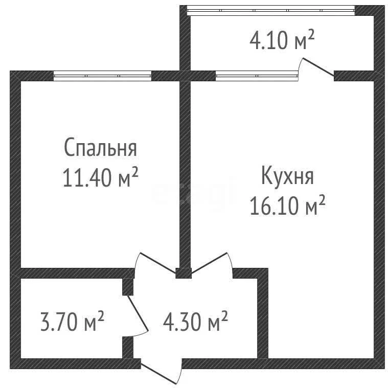 1-к квартира, 35.6м² (улица имени Героя Ростовского, 8к4) - миниатюра 34
