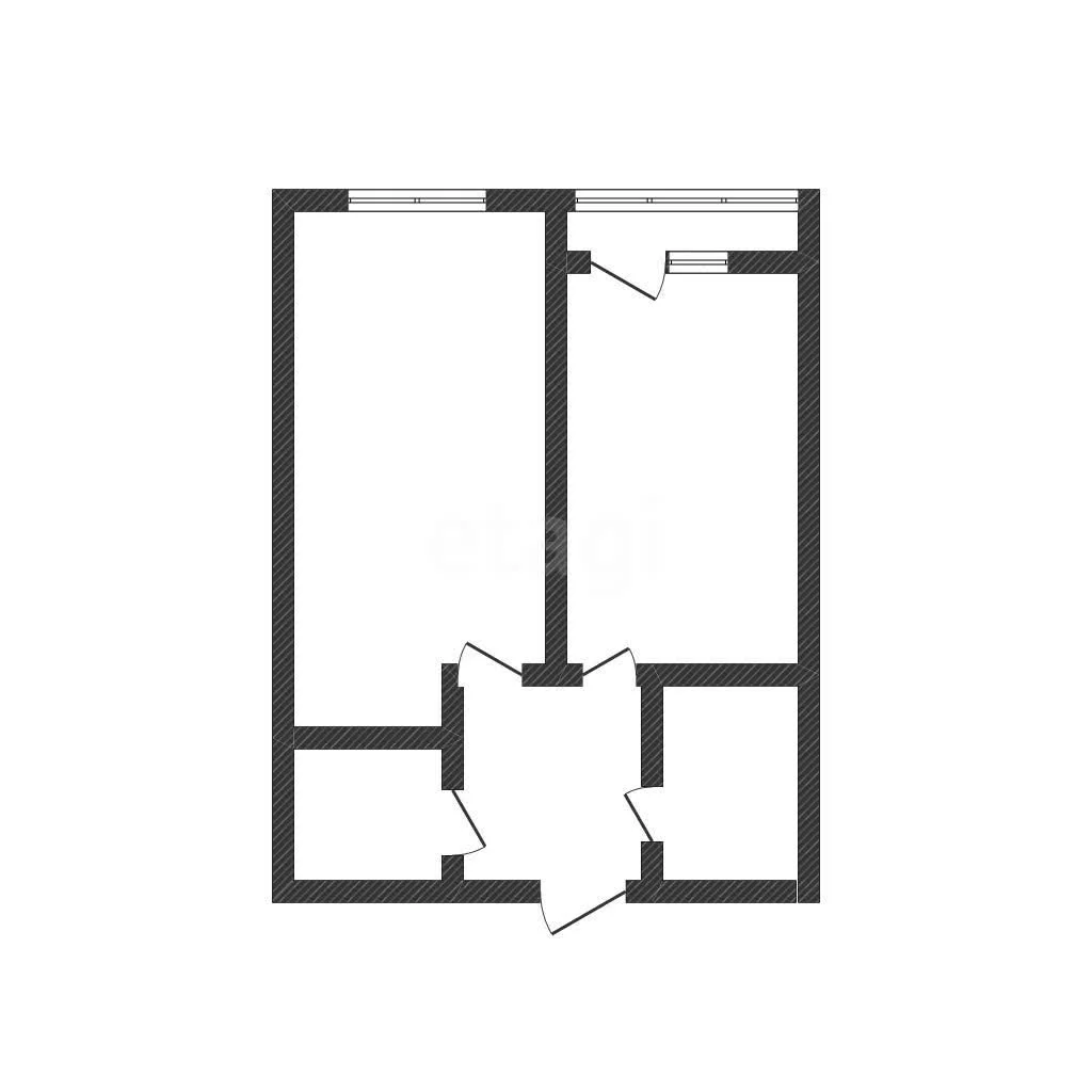 2-к квартира, 43м² (улица Авиагородок, 28) - миниатюра 6