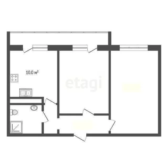 2-к квартира, 52м² (улица Тургеневское шоссе, 33/1к8) - миниатюра 20