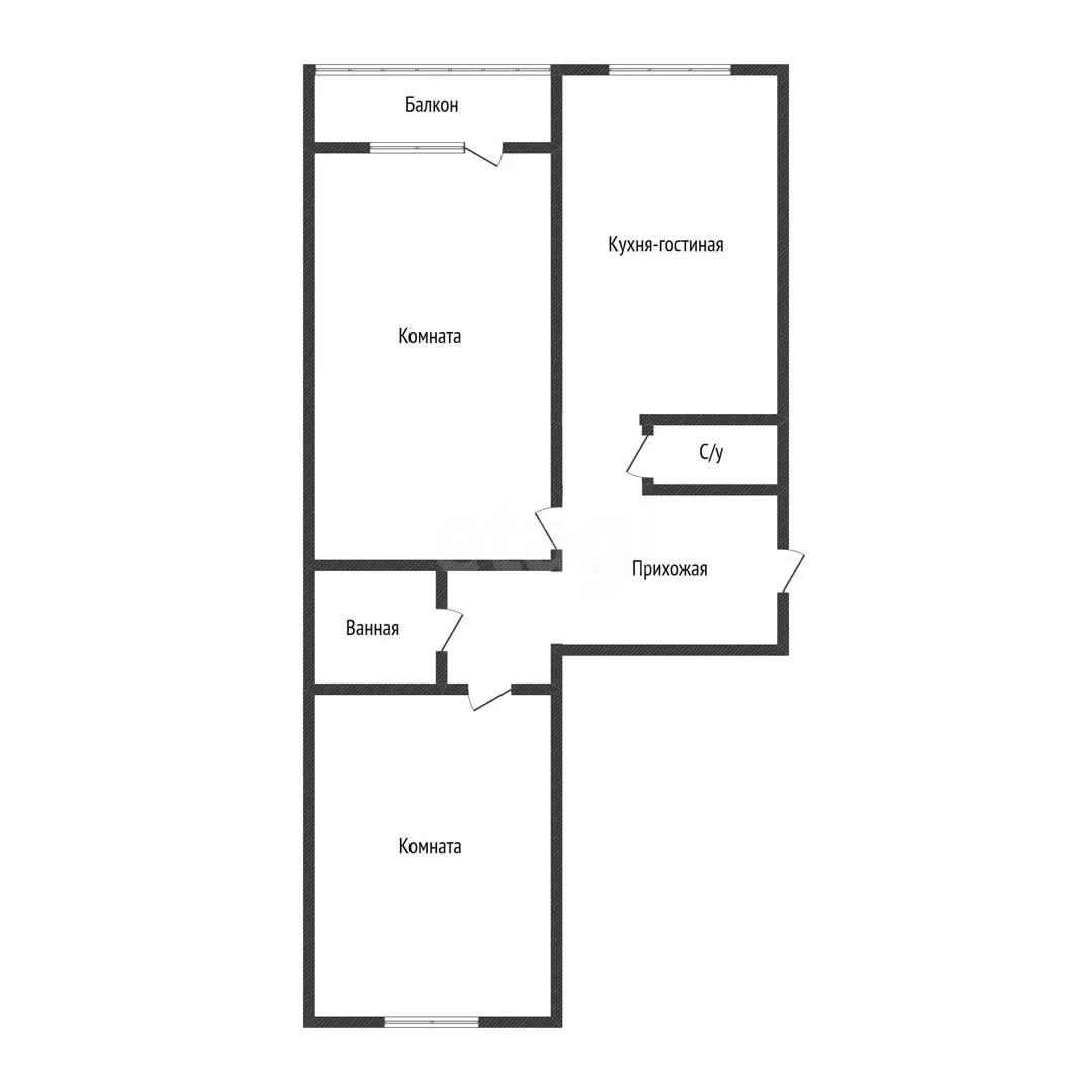 2-к квартира, 65м² (улица им. Героя Яцкова И.В., 28) - миниатюра 7