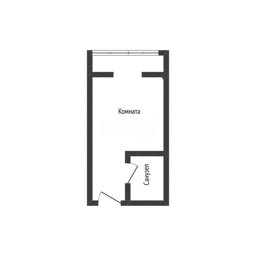 Студия, 20м² (улица Красных Партизан, 1/3к6) - миниатюра 8