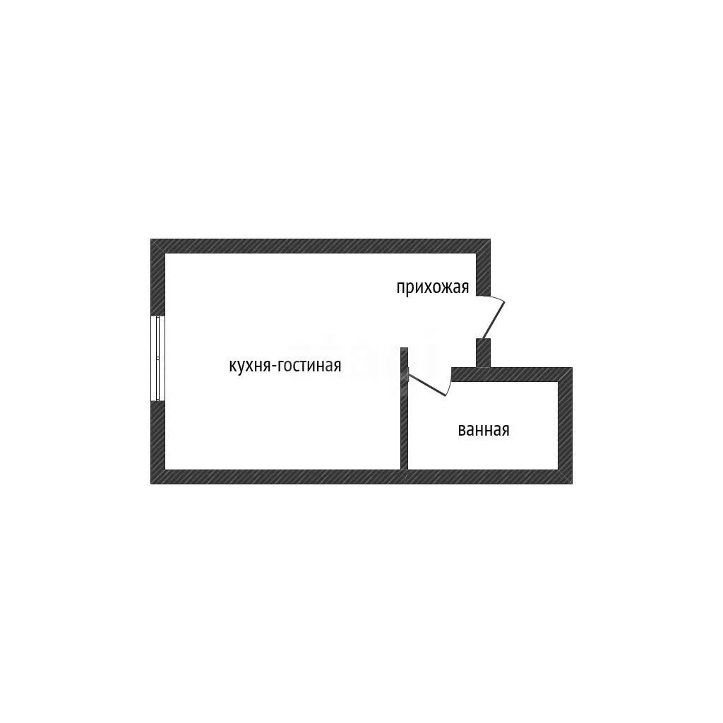 Студия, 20.6м² (улица имени Дунаевского И.И., 22а) - миниатюра 13