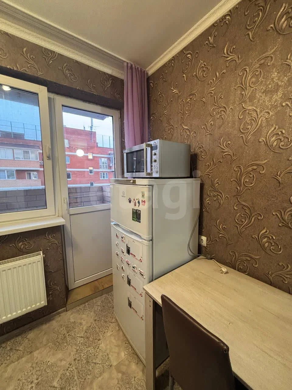 1-к квартира, 23.4м² (улица имени В.М. Комарова, 21/1к7) - миниатюра 4