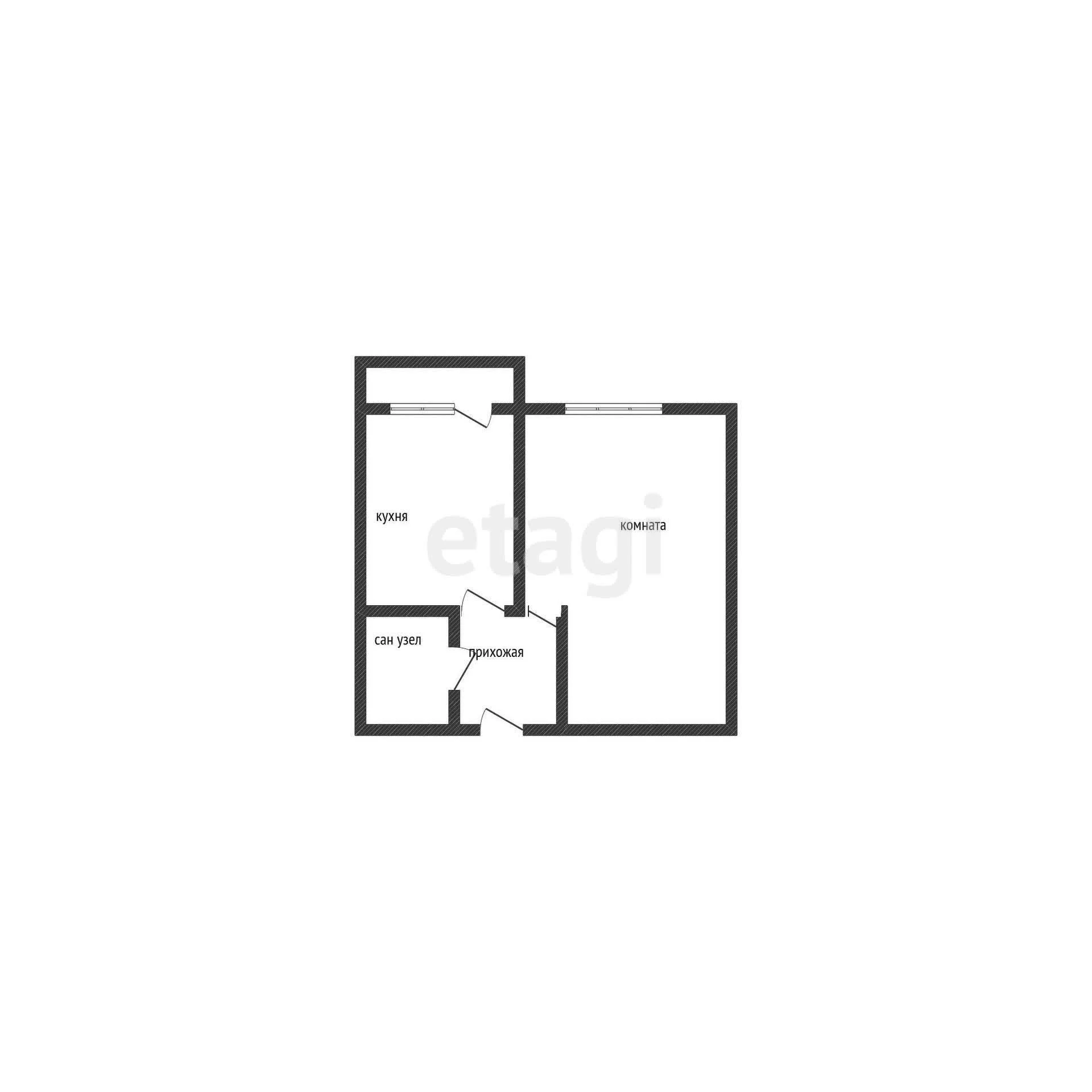 1-к квартира, 30м² (5-я Дорожная улица, 68к3) - миниатюра 10