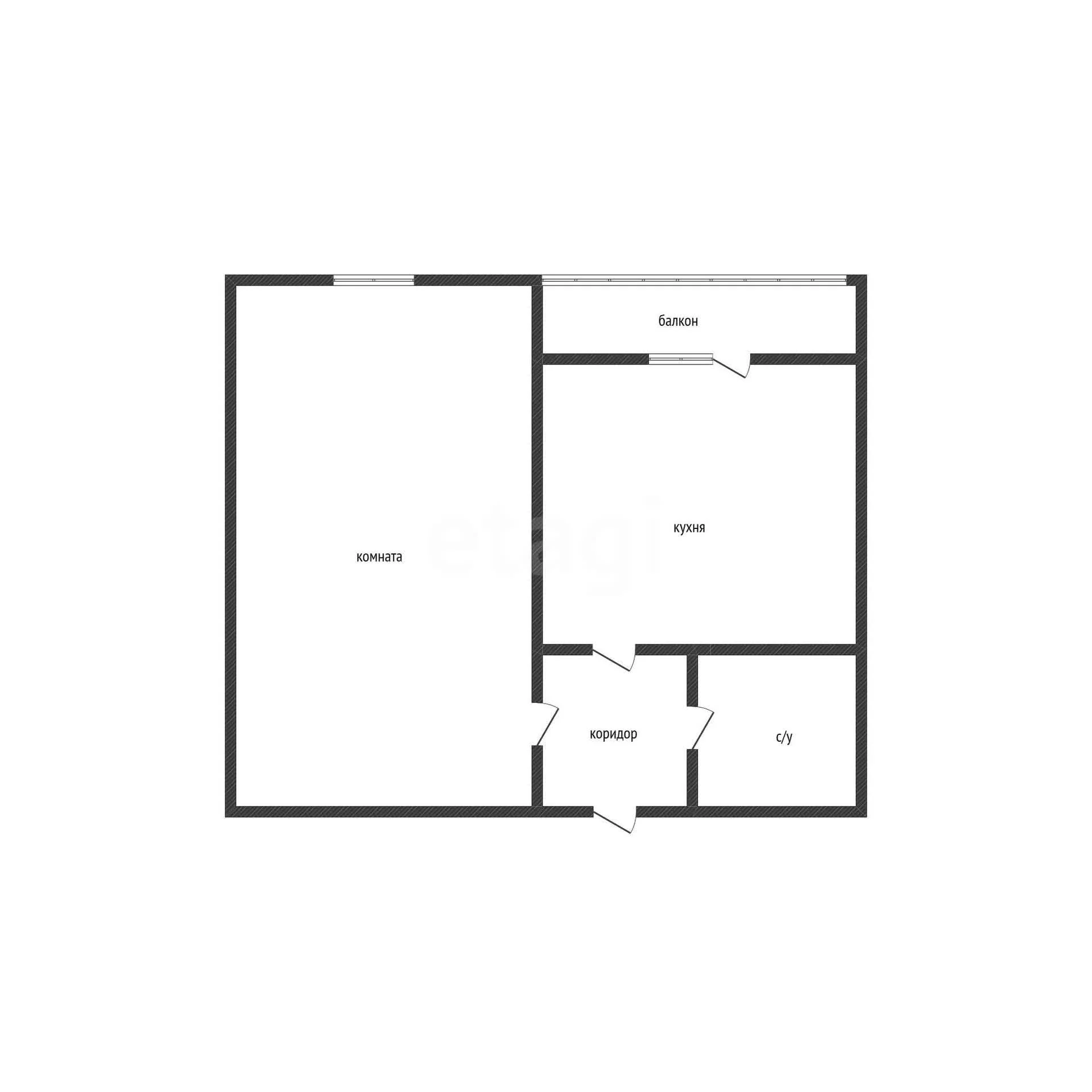 1-к квартира, 33.5м² (улица имени Сергея Есенина, 108/6а) - миниатюра 8