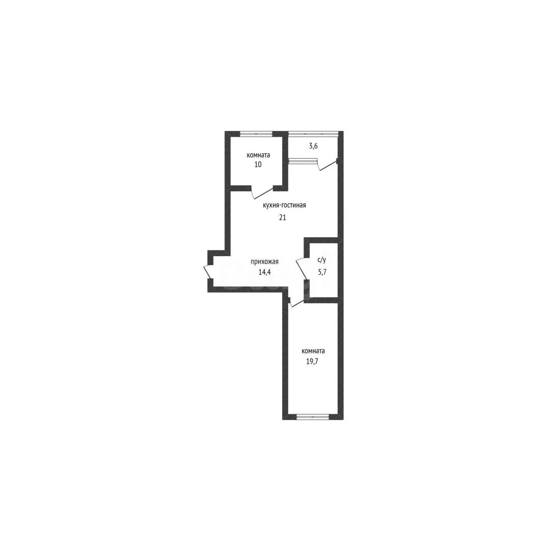 3-к квартира, 72м² (Адмиралтейский бульвар, 3к3) - миниатюра 10
