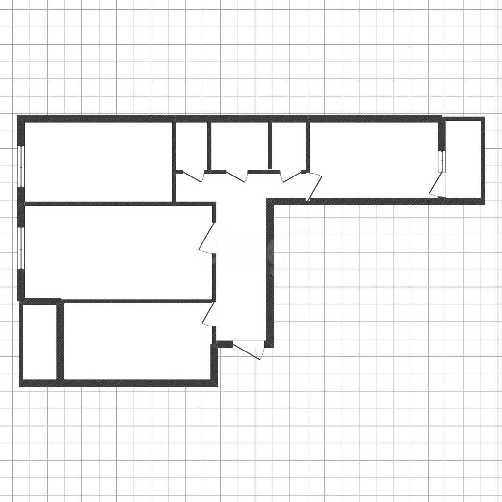 3-к квартира, 77.4м² (Бородинская улица, 156/2) - миниатюра 33