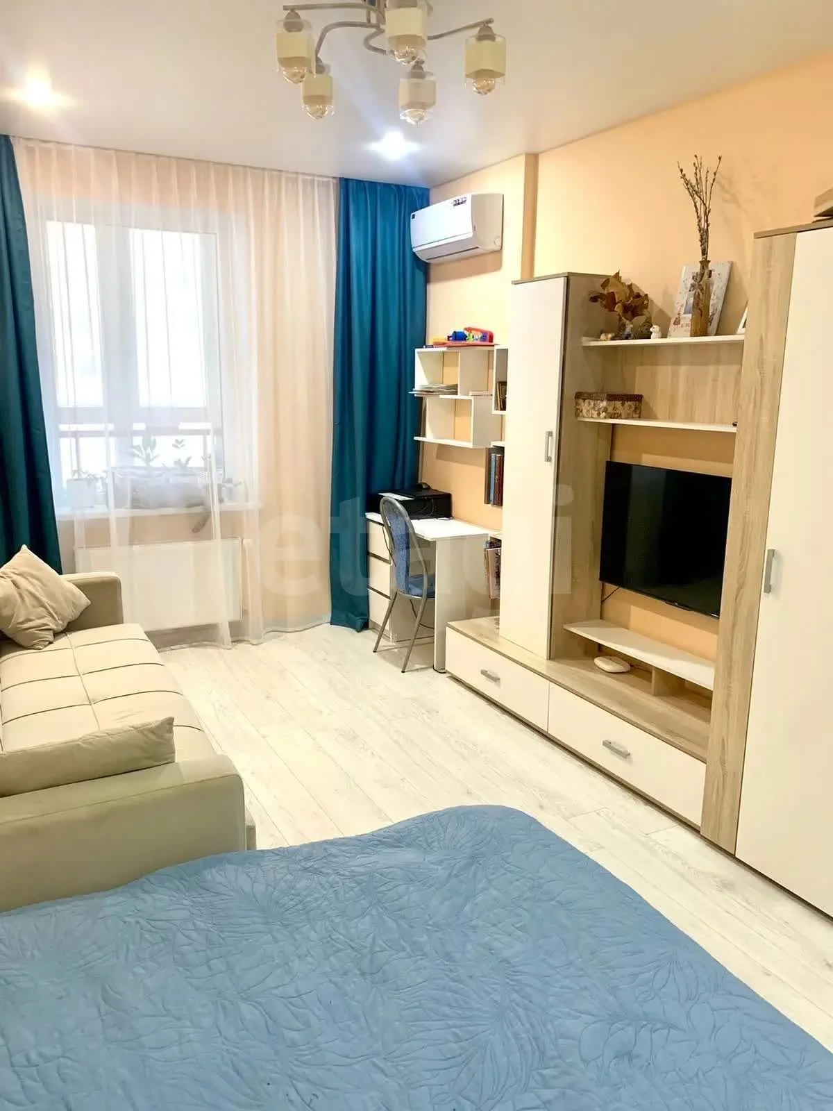 1-к квартира, 36.3м² (улица имени Героя Георгия Бочарникова, 4к1) - изображение 1