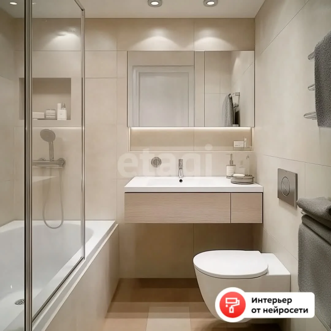 1-к квартира, 34.5м² (улица имени Героя Ростовского, 8) - миниатюра 4