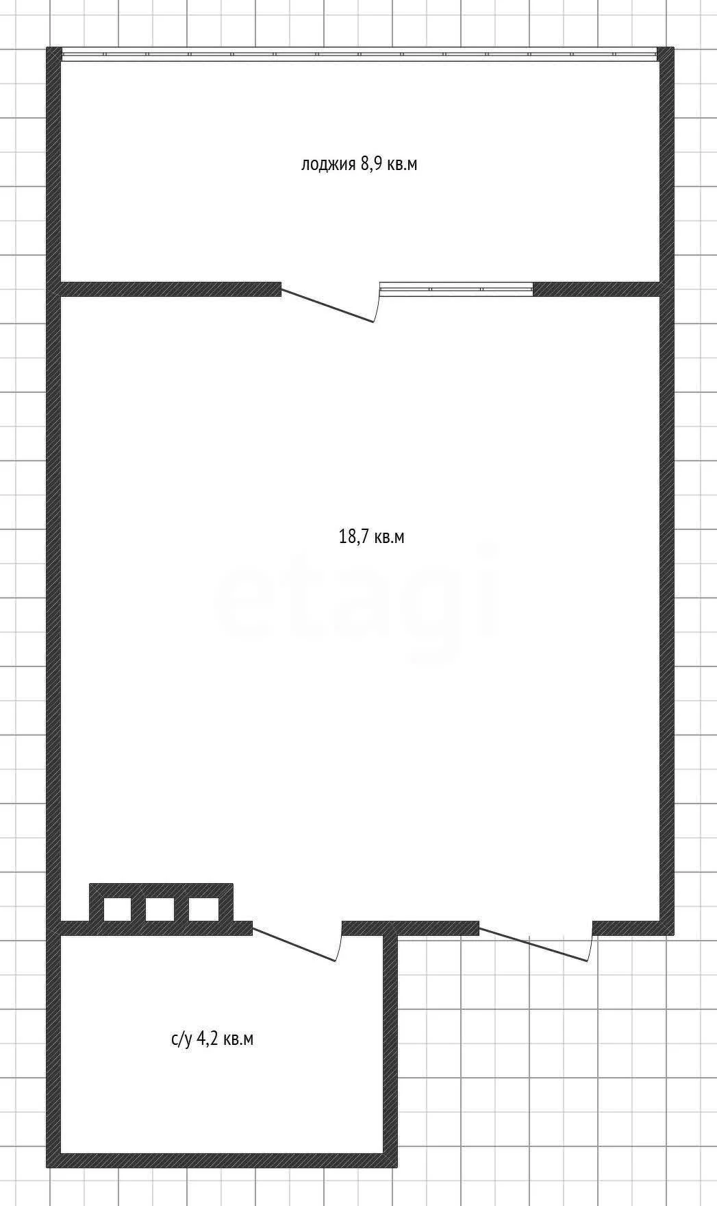 Студия, 23.2м² (улица имени Фёдора Елисеева, 9/9) - миниатюра 26