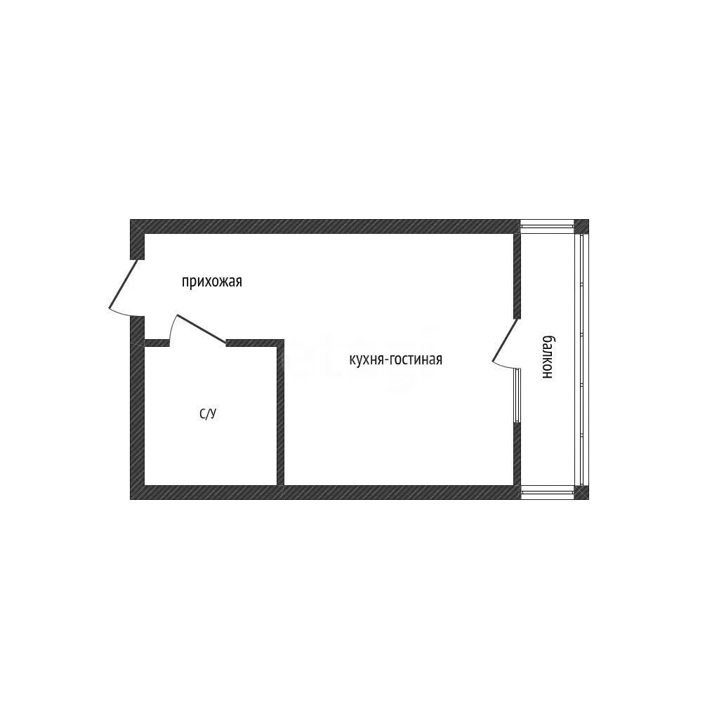 Студия, 21.9м² (улица имени Генерала Корнилова, 9) - миниатюра 17