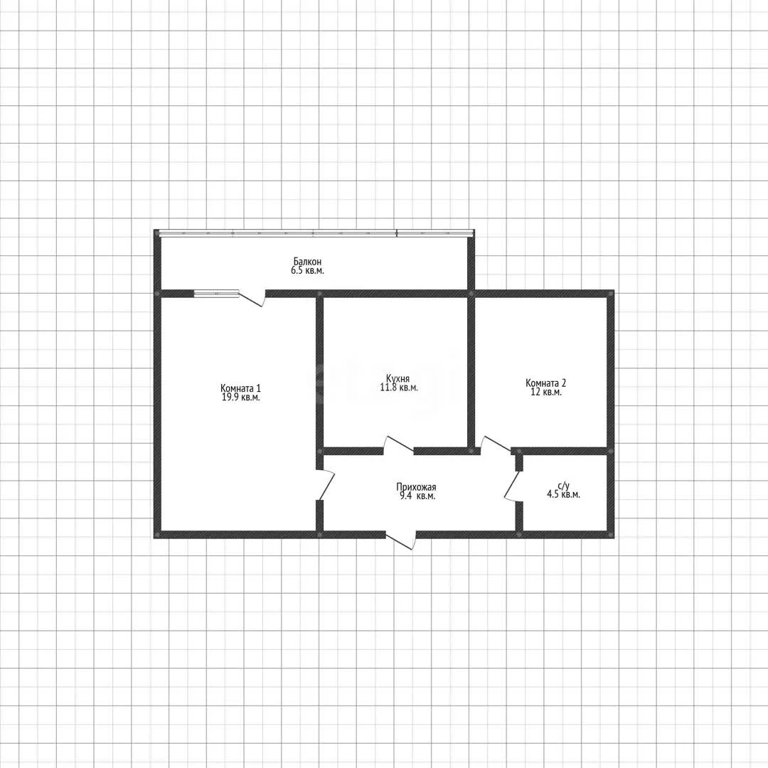 2-к квартира, 56.7м² (улица 1 Мая, 394/2) - миниатюра 14