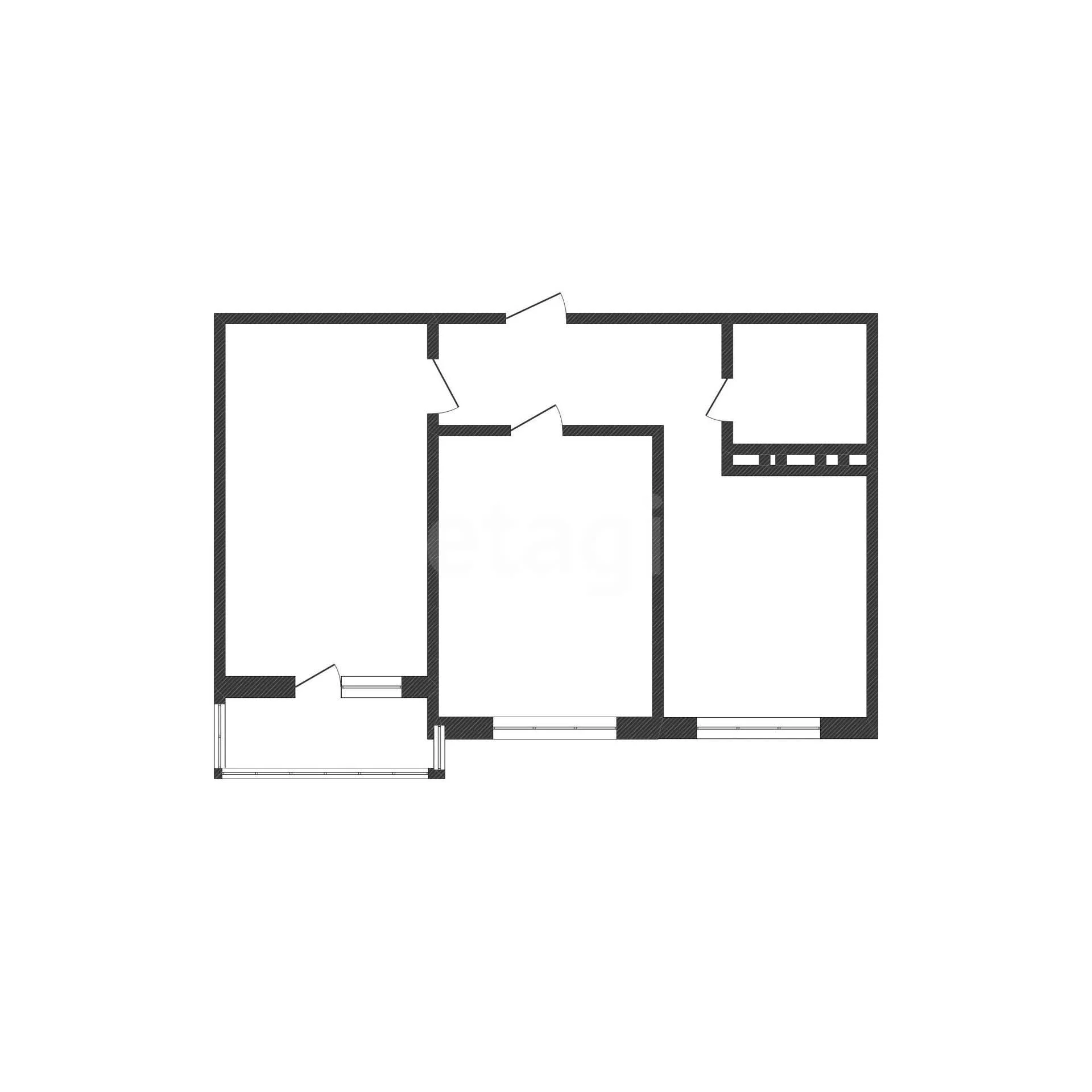 2-к квартира, 48.5м² (улица имени Владимира Жириновского, 1) - миниатюра 6