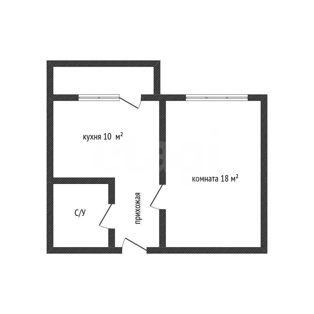 1-к квартира, 39м² (улица Атарбекова, 5/1) - миниатюра 13