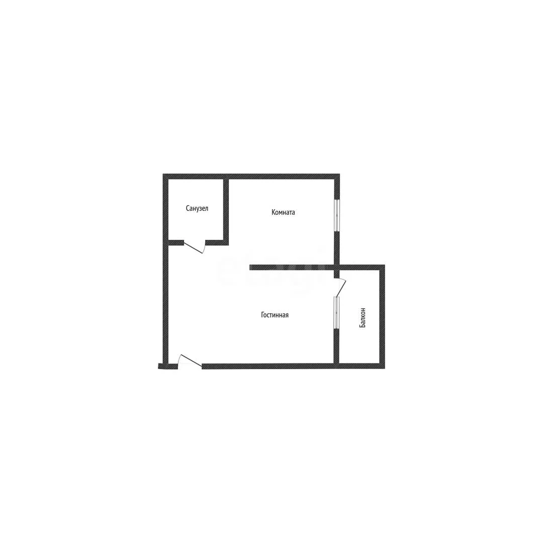 1-к квартира, 35.8м² (Измаильская улица, 3) - миниатюра 7