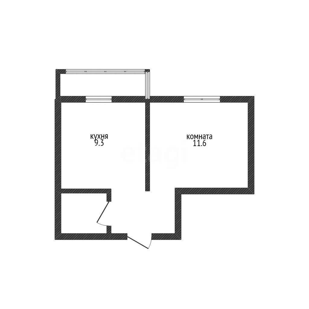 1-к квартира, 29м² (улица имени Героя Георгия Бочарникова, 2) - миниатюра 15