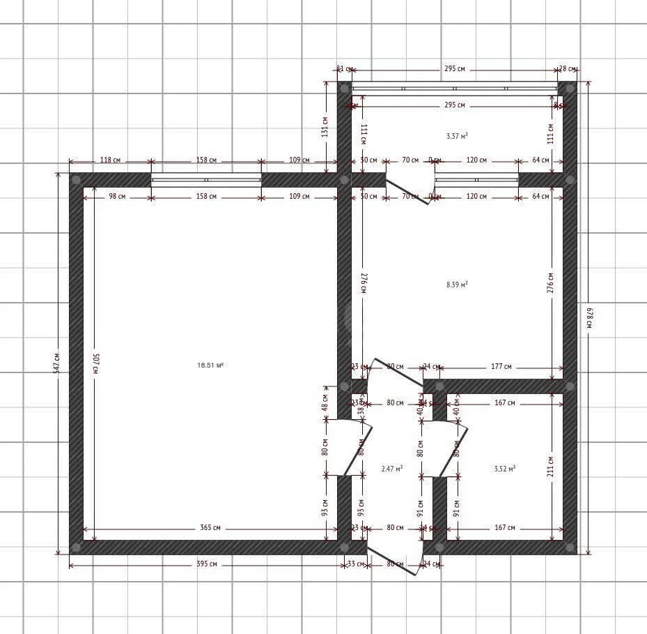 1-к квартира, 34.5м² (Промышленная улица, 37а) - миниатюра 6