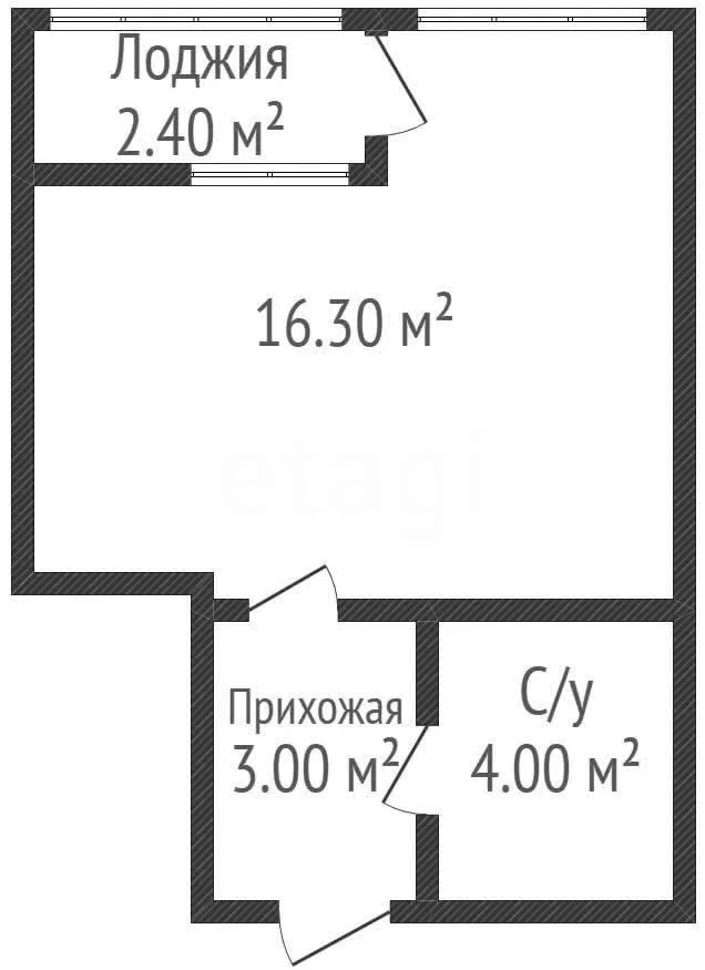 Студия, 23.3м² (улица Западный Обход, 39/2к3) - миниатюра 21