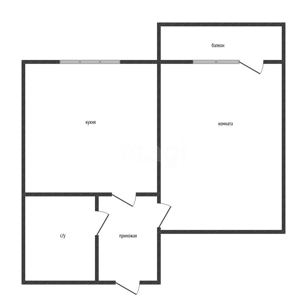 1-к квартира, 28.5м² (Бжегокайская улица, 92) - миниатюра 14