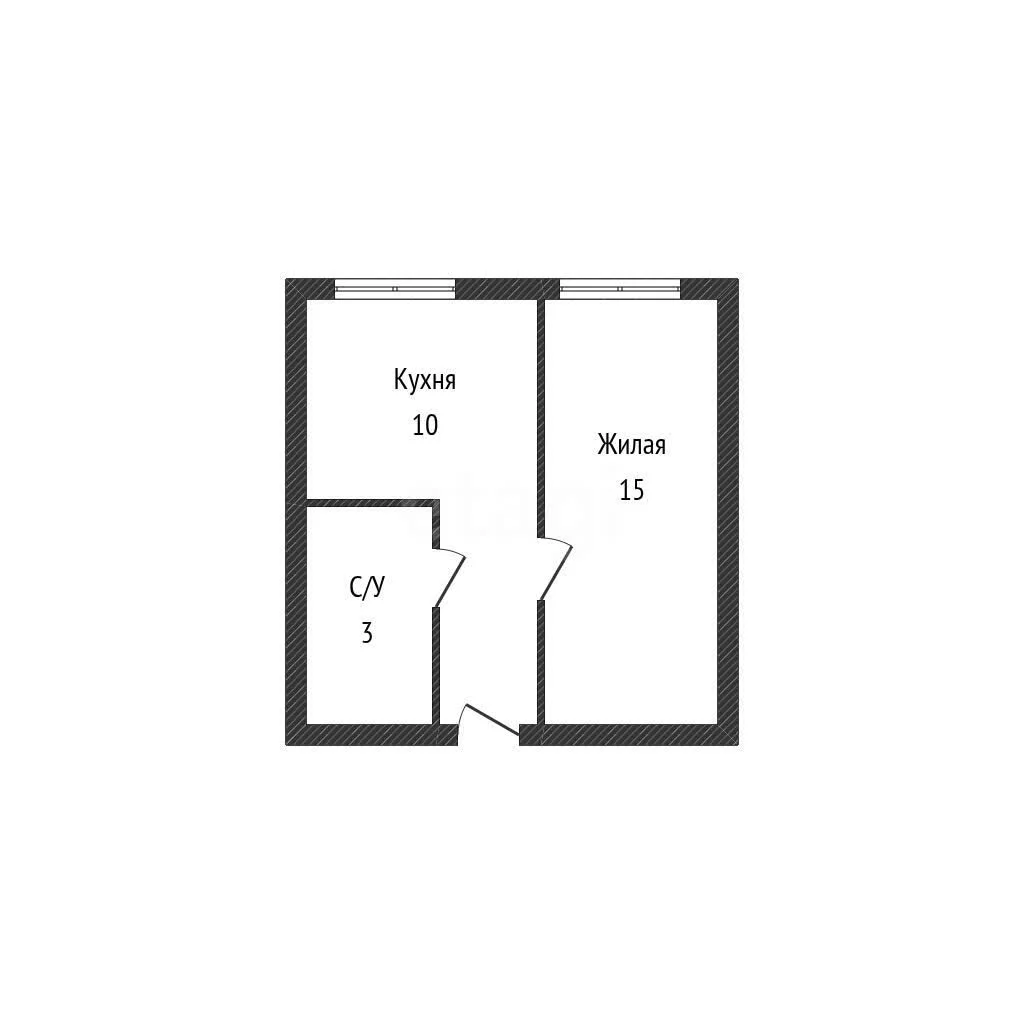 Студия, 32.9м² (улица Краеведа Соловьёва, 2/2) - миниатюра 16