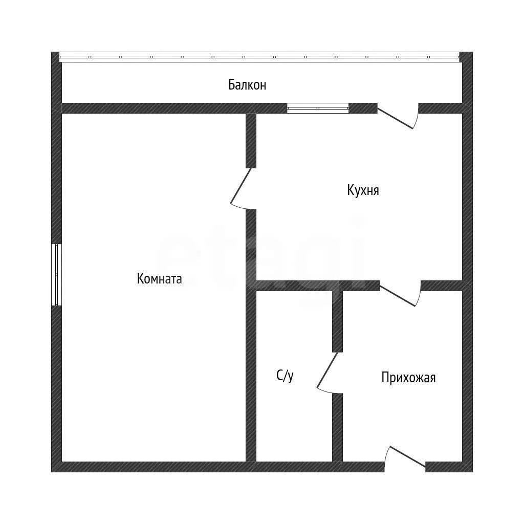 1-к квартира, 26.1м² (улица Болотникова, 45 к 2) - миниатюра 18