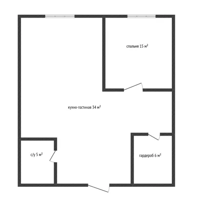 1-к квартира, 61м² (проспект Константина Образцова, 4к1) - миниатюра 30
