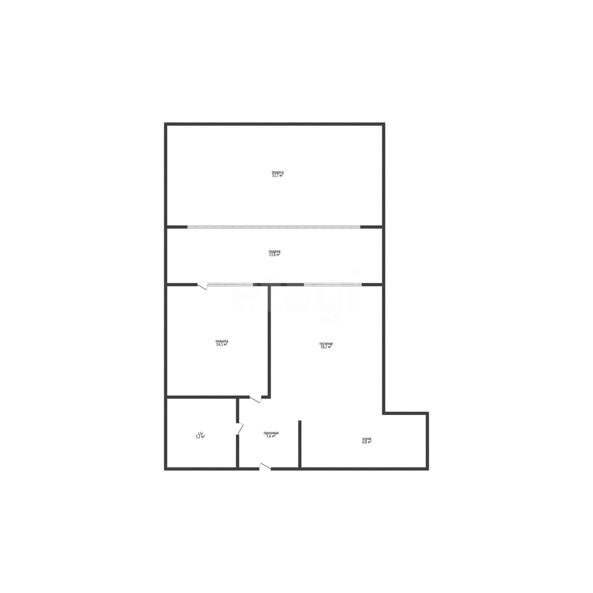2-к квартира, 96.6м² (улица Константина Гондаря, 99) - миниатюра 18
