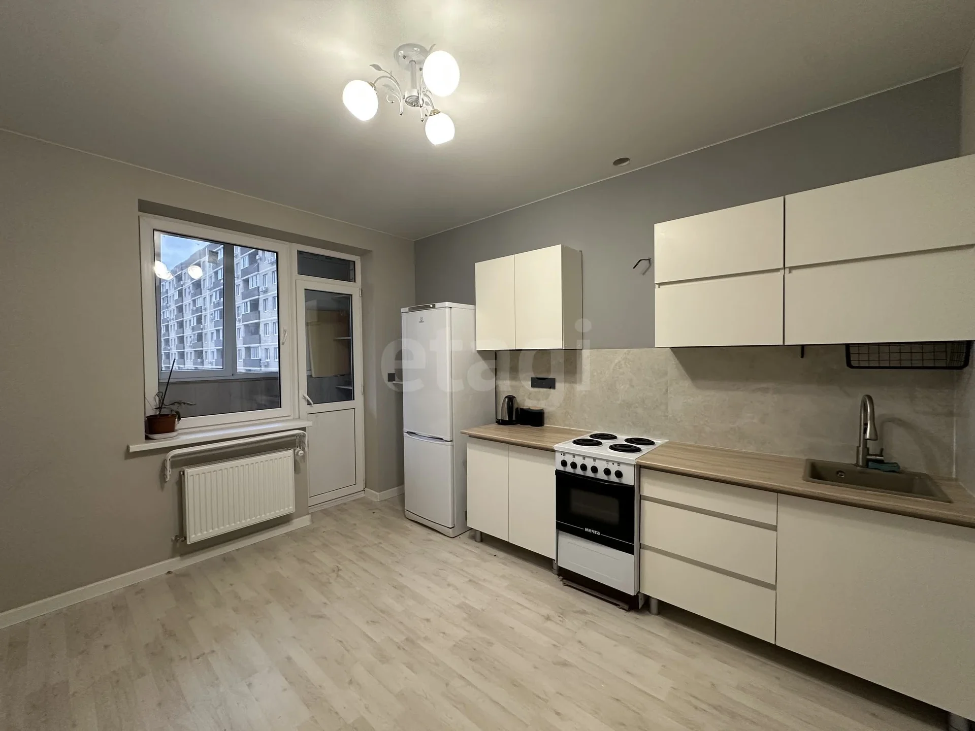 1-к квартира, 37.4м² (улица Лётчика Позднякова, 2к15) - миниатюра 4