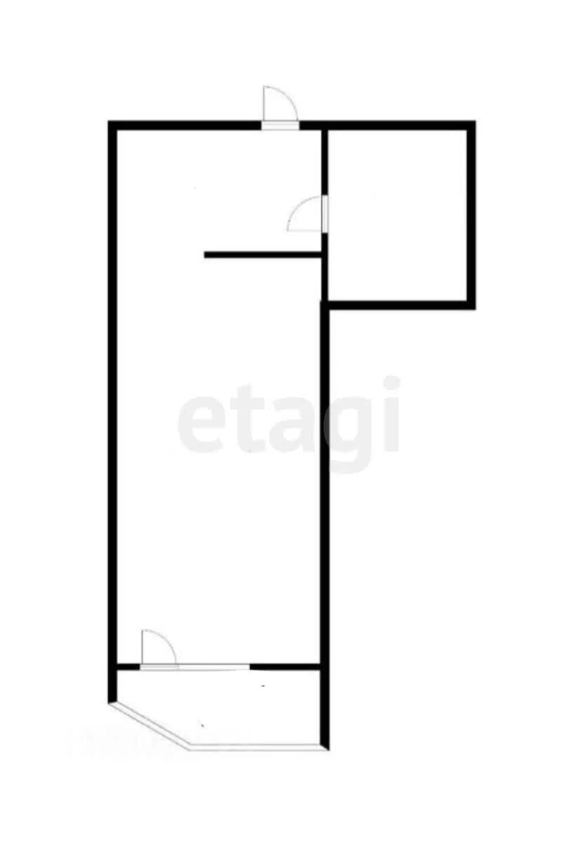 Студия, 23.5м² (Командорская улица, 3к2) - миниатюра 17