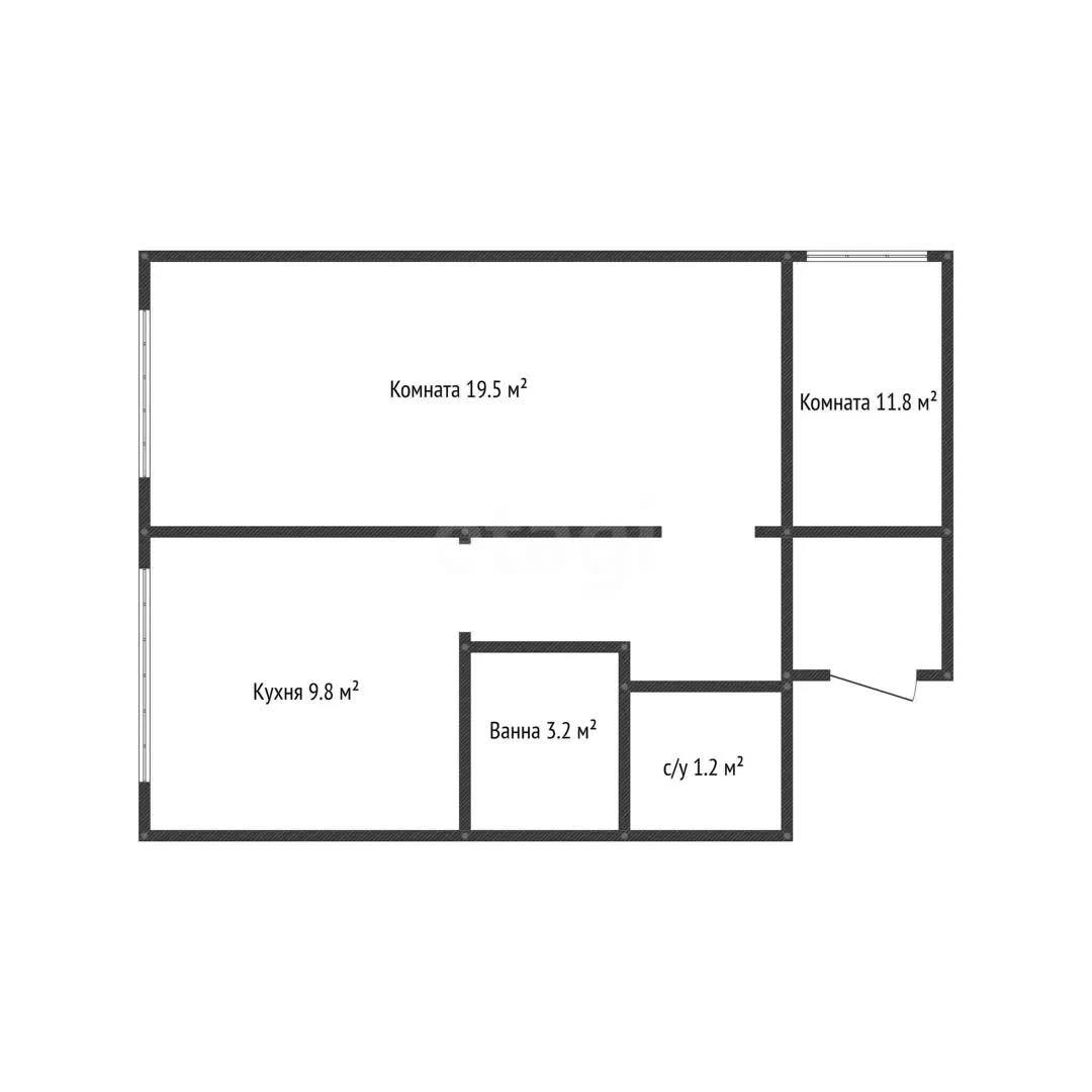 2-к квартира, 56.6м² (Черкасская улица, 68) - миниатюра 10