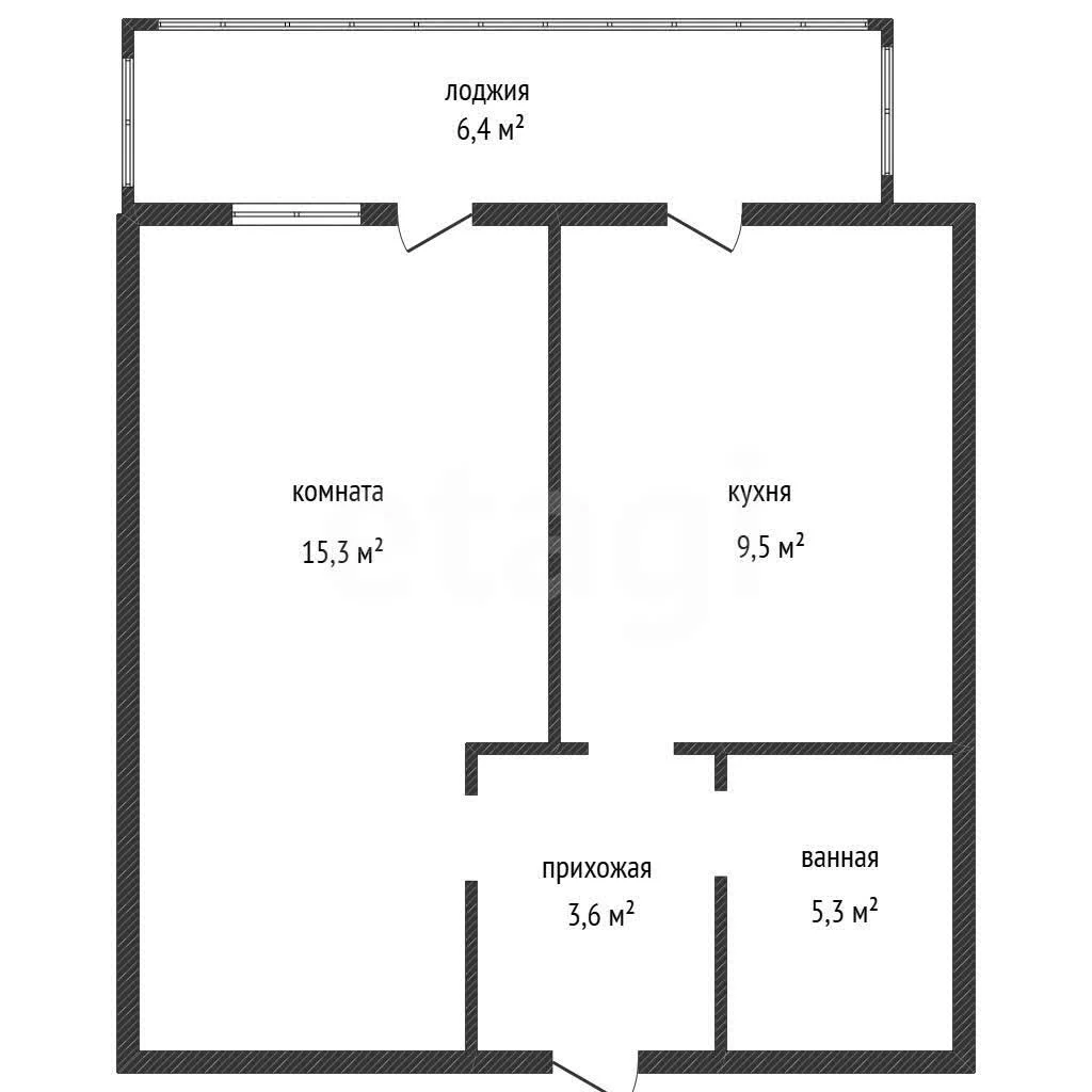 1-к квартира, 31.7м² (улица Автолюбителей, 1г) - миниатюра 23