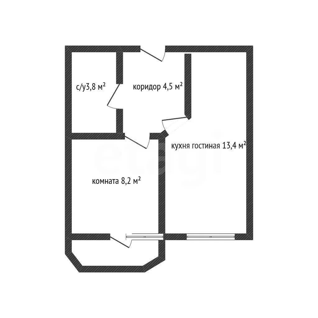 1-к квартира, 29.9м² (улица им. Героя Яцкова И.В., 9к1) - миниатюра 10
