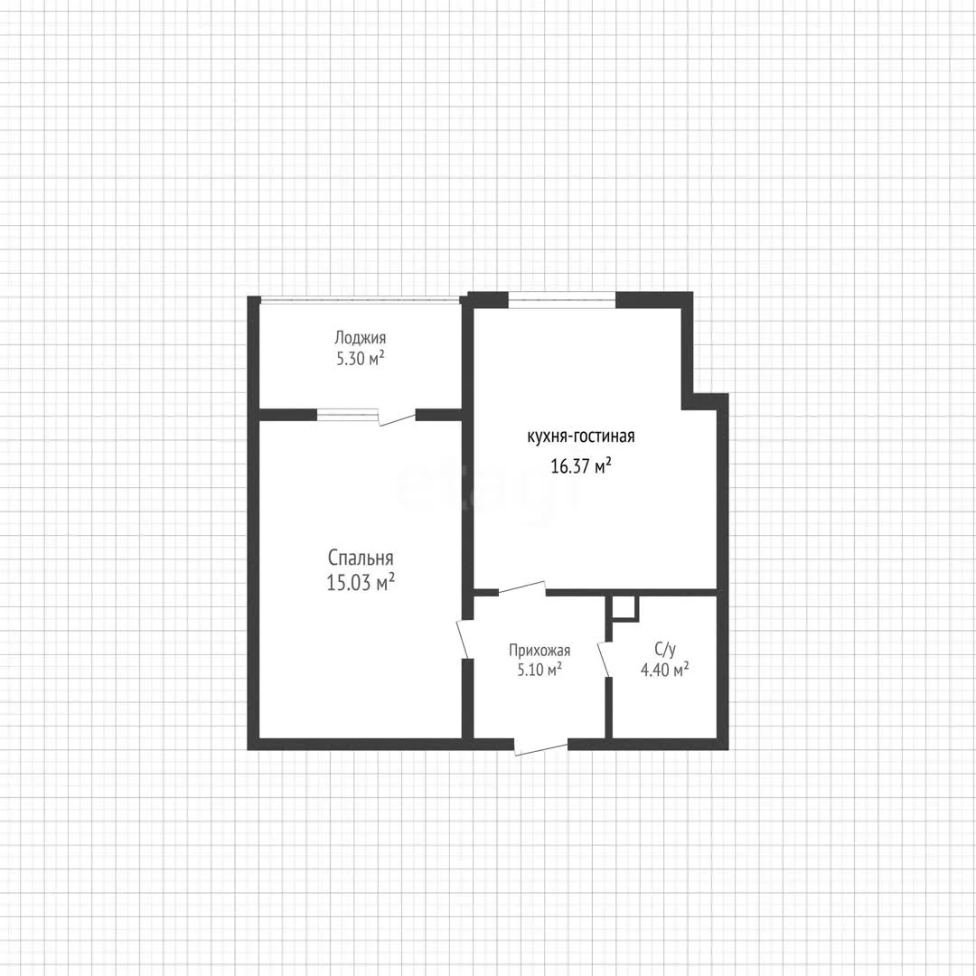 1-к квартира, 40.9м² (, 16) - миниатюра 11