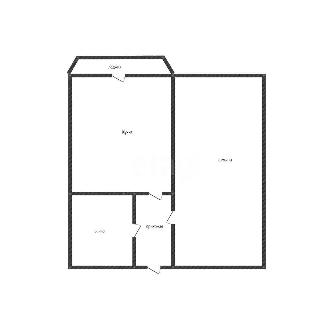 1-к квартира, 36.1м² (улица Генерал-лейтенанта Александра Сапрунова, 13) - миниатюра 15